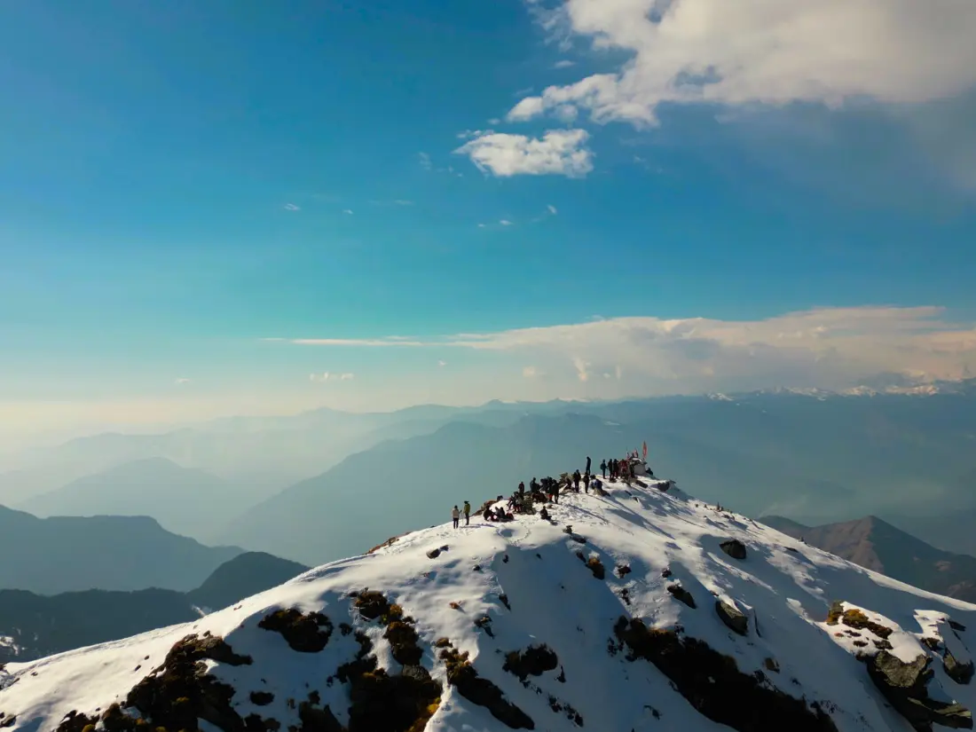 Scenic view of Chopta