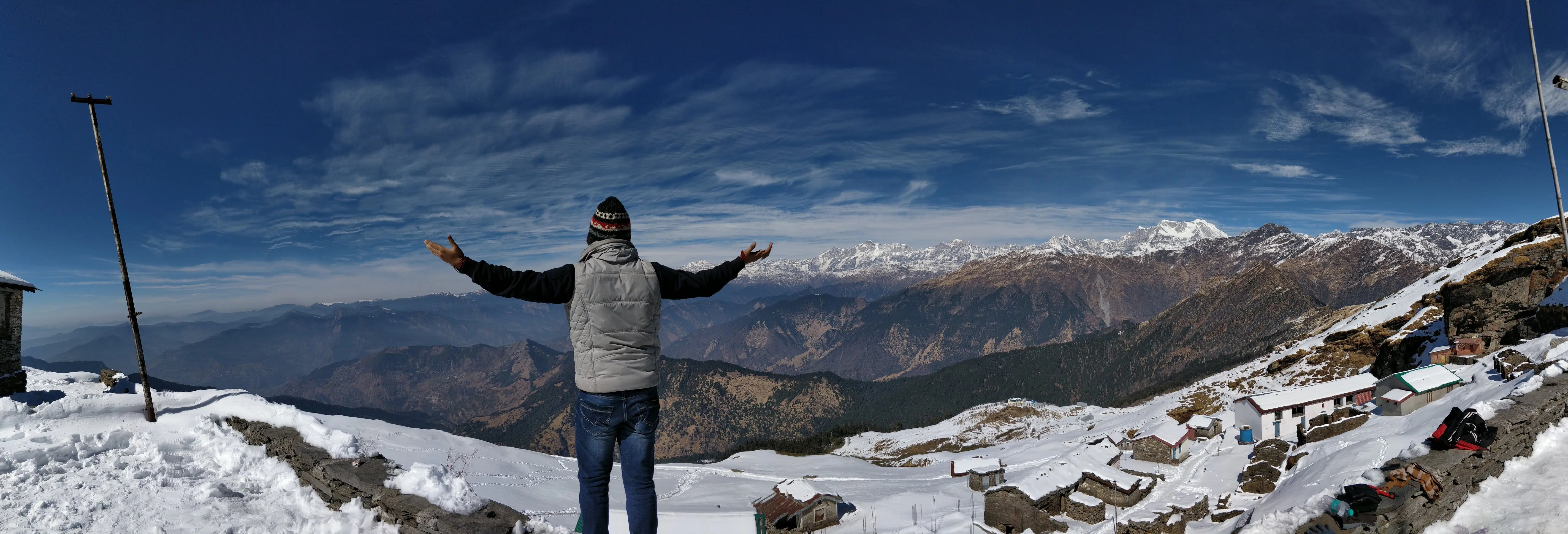 Scenic view of Chopta