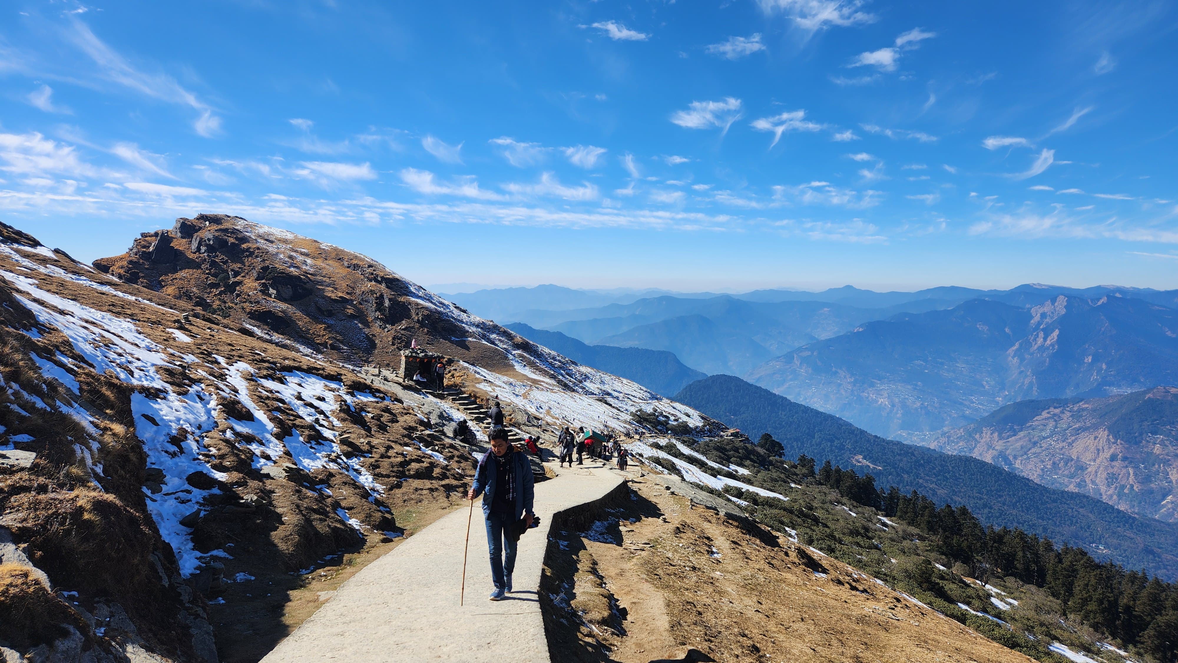 Scenic view of Chopta