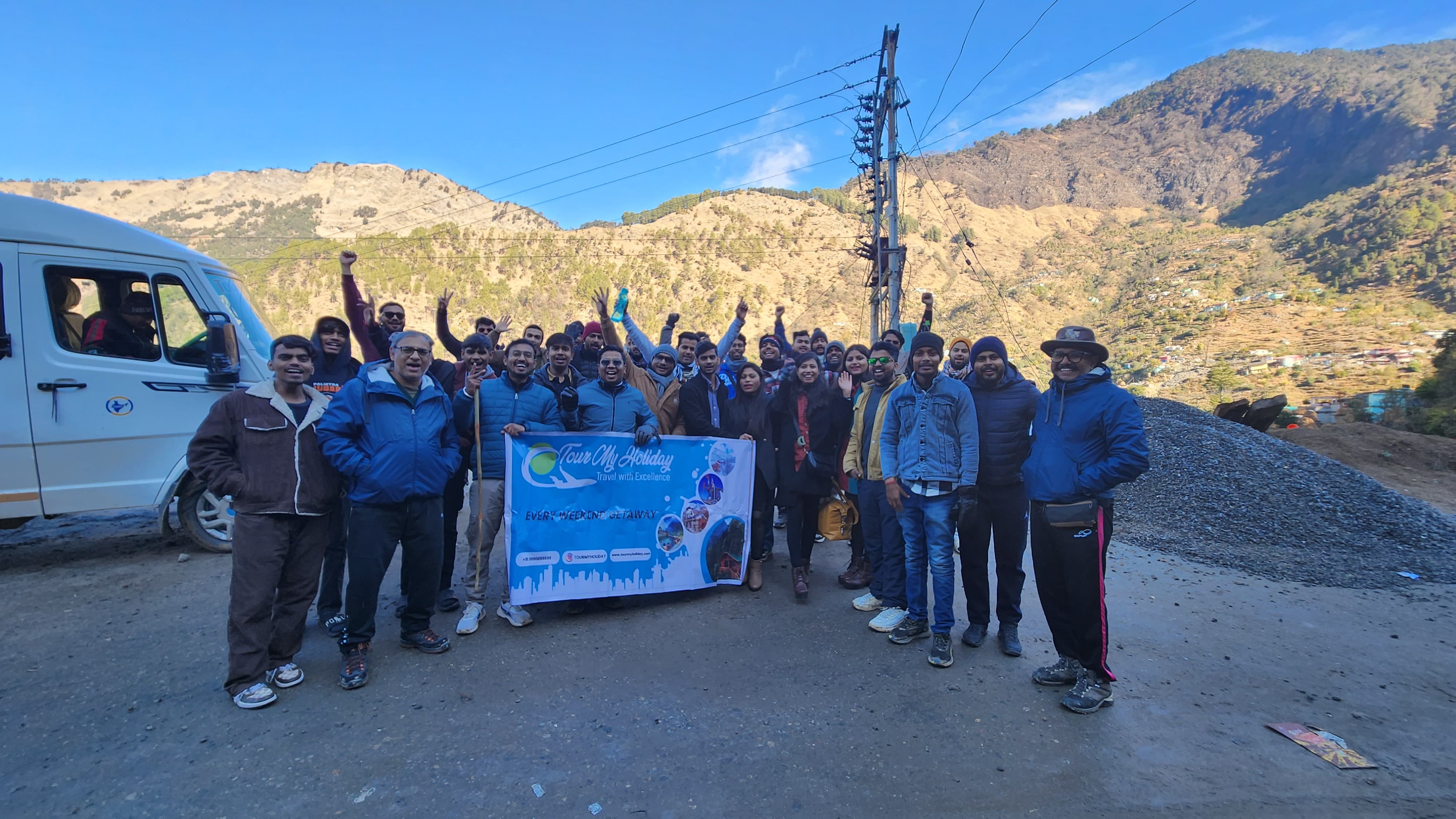 Scenic view of Chopta